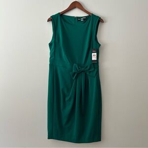 Karl Lagerfeld| Green Midi Dress with Bow sz 10